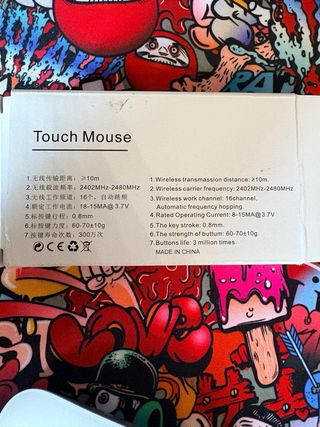 Ratón Táctil Bluetooth Blanco