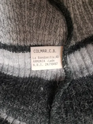 Jersey de punto rayas tonos grises