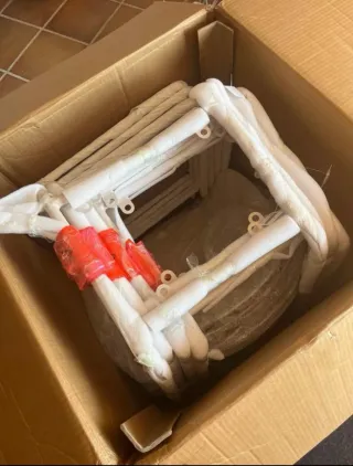 Sedie da bar bianche