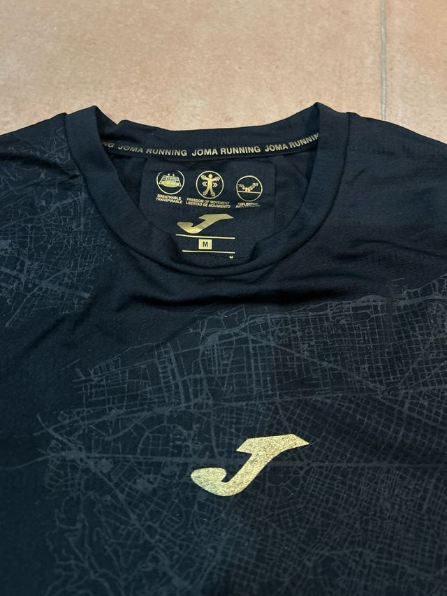 Camiseta Joma Running Talla M Negra