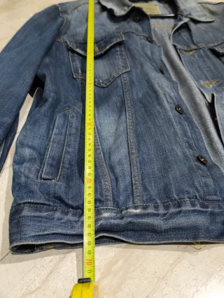 Chaqueta tejana azul