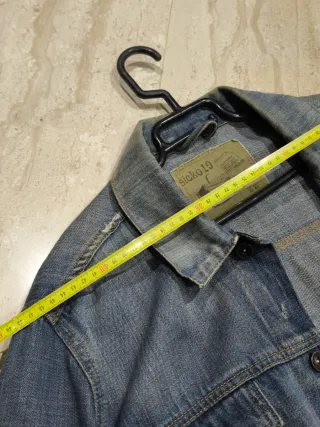 Chaqueta tejana azul