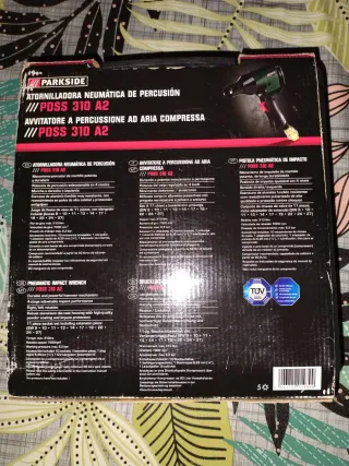 Pistola Impacto Neumática Parkside PDSS 310 A2