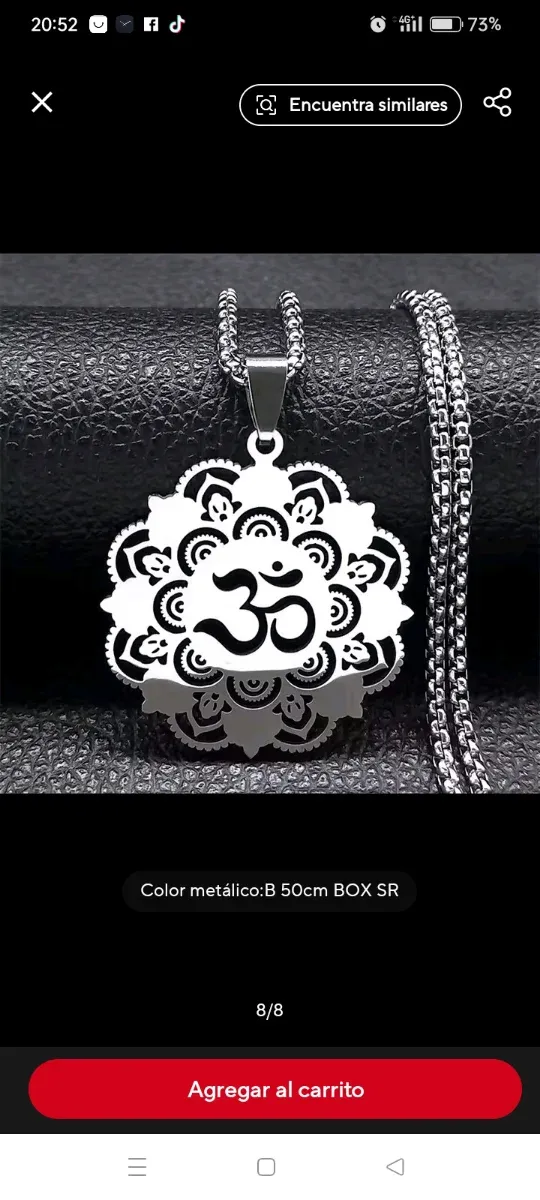 Collar Acero Inoxidable Chakra