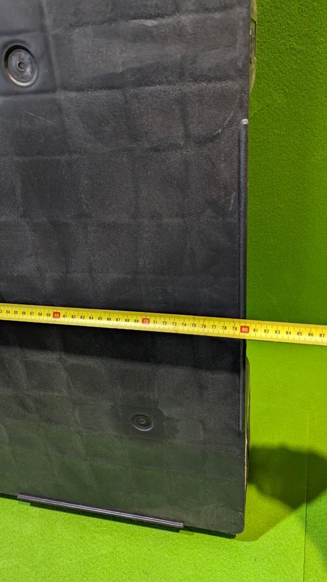 Palet plástico 80x120 cm, 3 patines