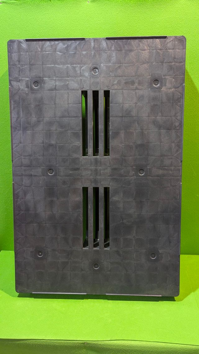 Palet plástico 80x120 cm, 3 patines