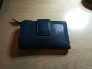 Cartera Zarucho Cuero Mujer Azul