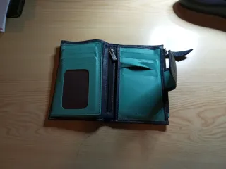 Cartera Zarucho Cuero Mujer Azul