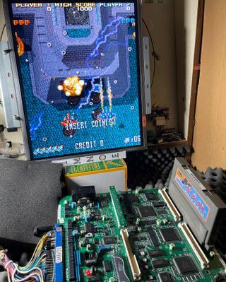 SEGA ST-V con 3 cartuchos. Jamma.