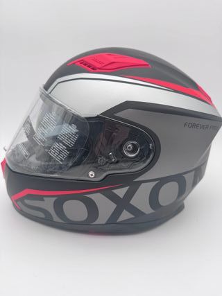 Casco Moto Integral Soxon ST-1000 Racing Red, L