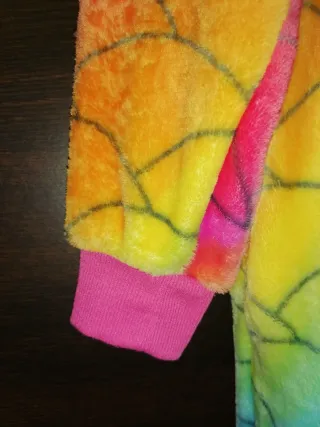 Mono/pijama unicornio arcoíris t. S/M