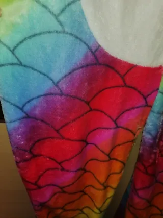 Mono/pijama unicornio arcoíris t. S/M