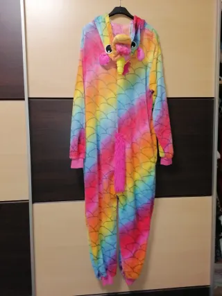 Mono/pijama unicornio arcoíris t. S/M