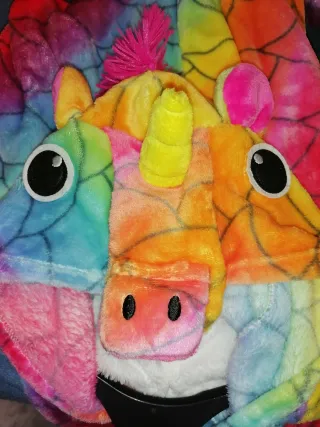 Mono/pijama unicornio arcoíris t. S/M