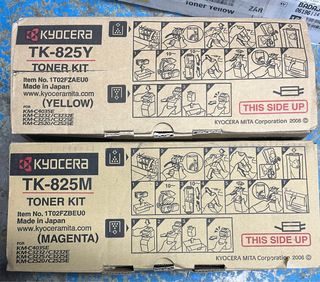 Tóner Kyocera TK-825M Magenta y TK-825Y Amarillo