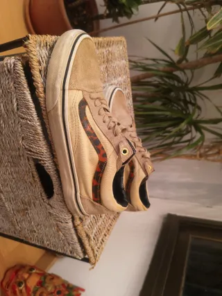 Vans Old Skool Talla 39 Beige/Multicolor