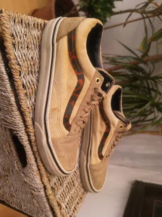 Vans Old Skool Talla 39 Beige/Multicolor