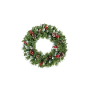 Corona de navidad para puerta 50 cm