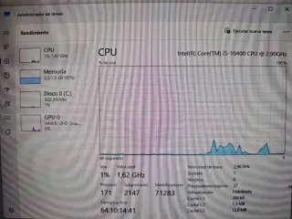 Lenovo ThinkCentre M70s i5 10400 8gb RAM 240gbnmve