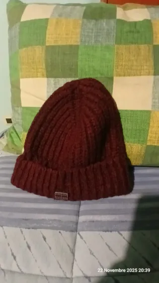 Berretto Tommy Jeans borgogna - unisex