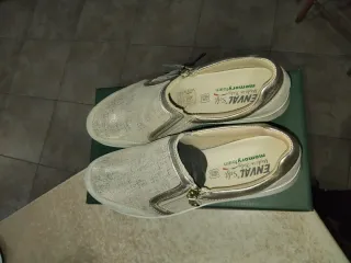 Scarpe Enval Donna Beige/Oro Tg 40