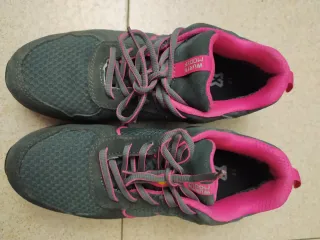 Zapato Seguridad Mujer S1P ESD Lina Gris/Rosa