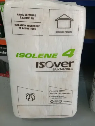Aislamiento lana de vidrio Isover ISOLENE 4