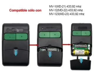 Mando Garaje Clemsa MASTERCODE MV1