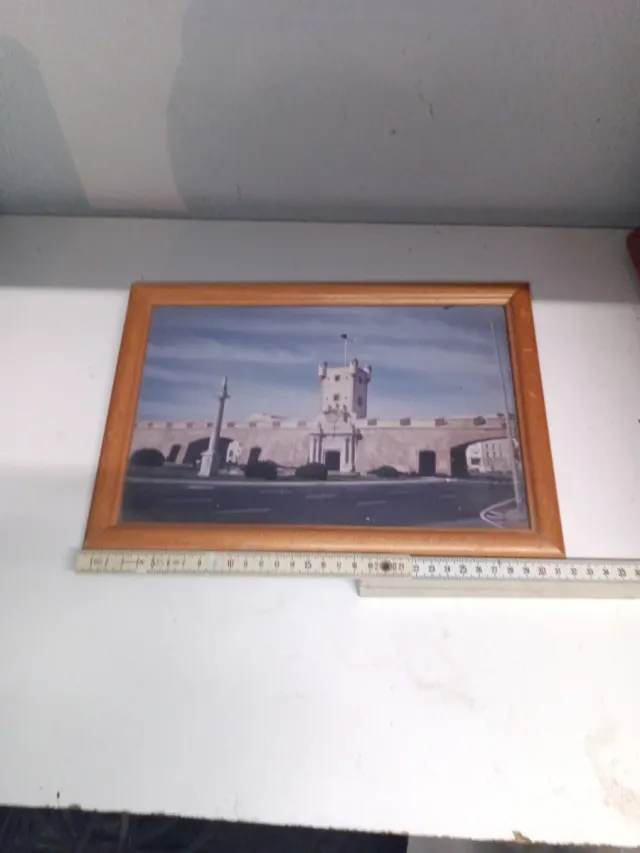 Foto Cádiz con marco de madera