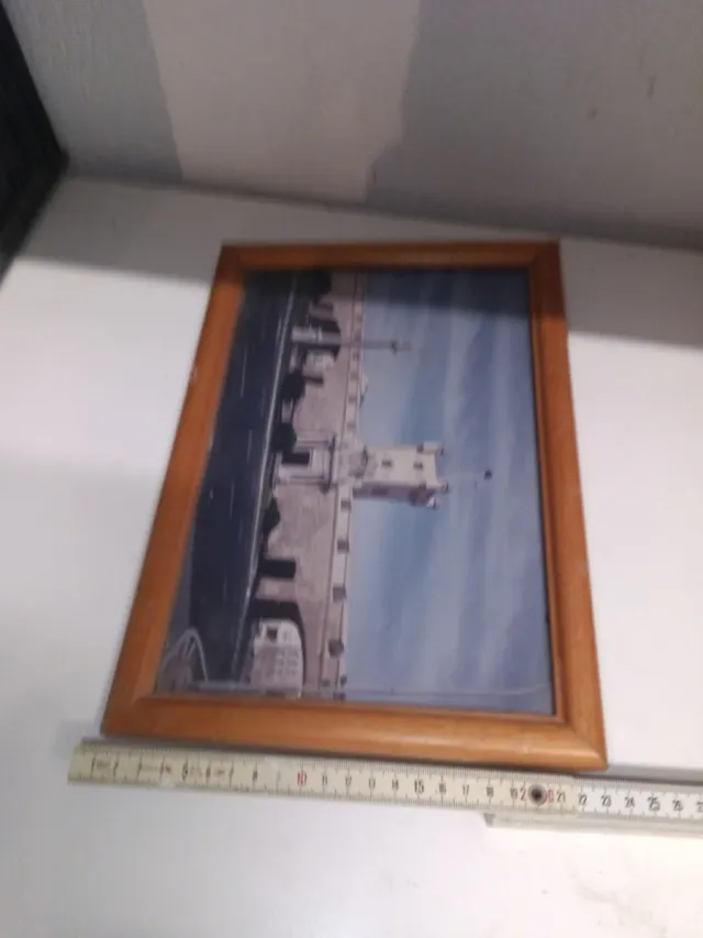 Foto Cádiz con marco de madera