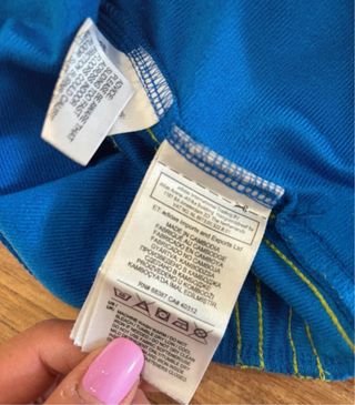 Felpa Adidas bambino blu e gialla