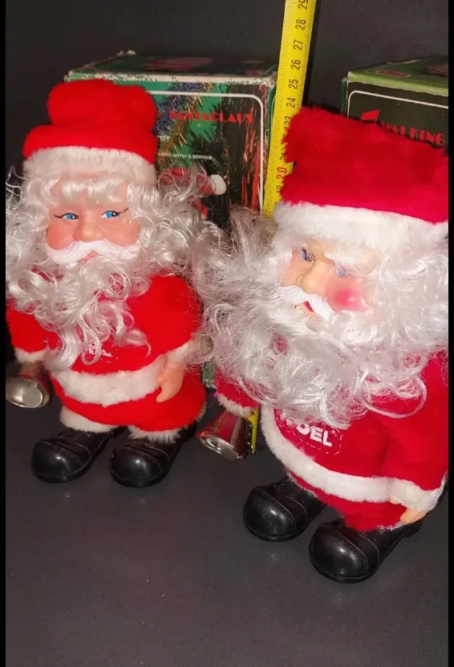 2 Babbi Natale con musica e movimento a campana