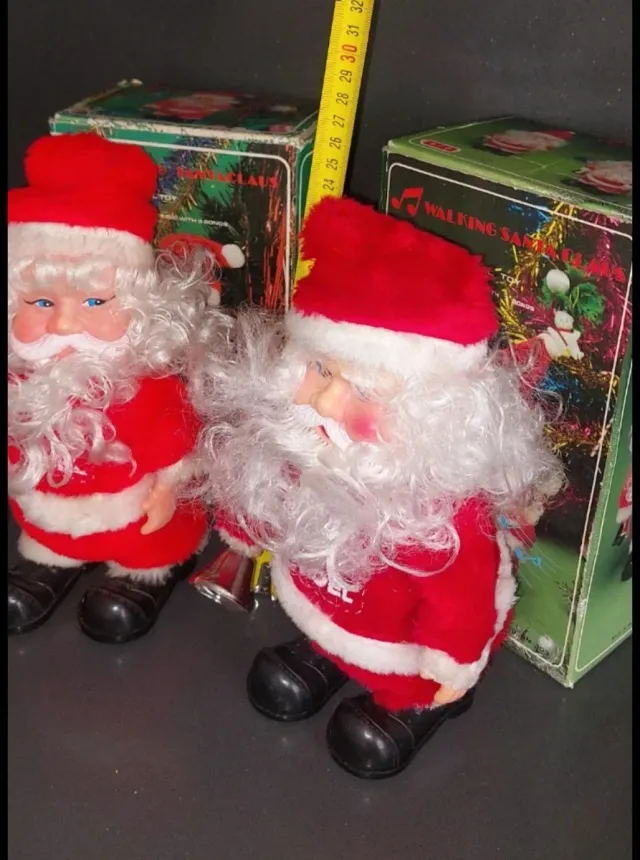 2 Babbi Natale con musica e movimento a campana