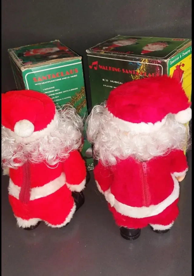 2 Babbi Natale con musica e movimento a campana