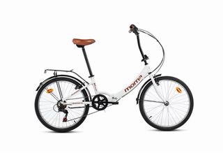Bicicleta plegable Moma blanca