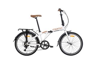 Bicicleta plegable Moma blanca