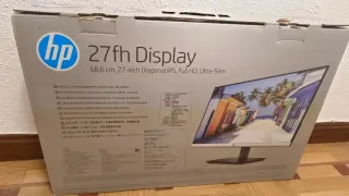 Monitor HP 27fh Negro/Plateado