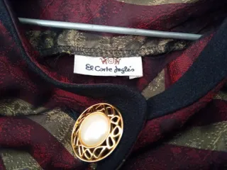 Chaqueta fiesta dorada y morada