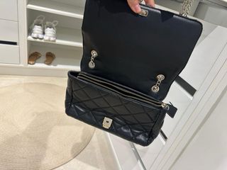 Bolso Valentino Negro Acolchado Cadena