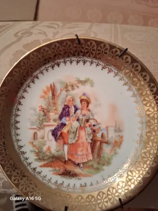 2 Piatti Decorativi Antichi di Limoges