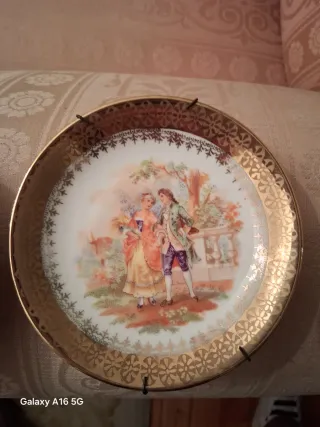 2 Piatti Decorativi Antichi di Limoges