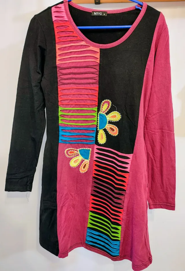 Vestido MYG Talla M Hippie