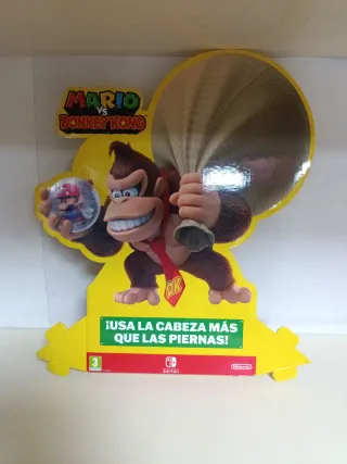 Cartel Figura Mario vs Donkey Kong Nintendo