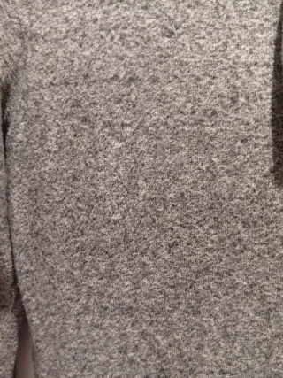 Vestido midi mujer gris