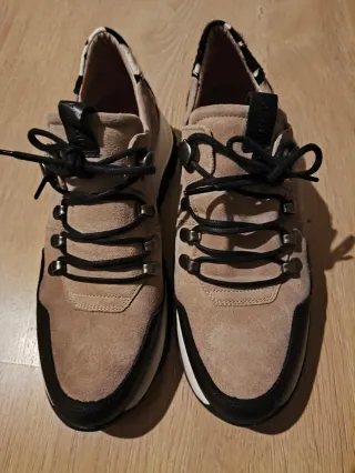 Zapatillas Hispanitas Beige/Negro Talla 40