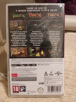 Turok 1, 2 y 3 Trilogy Nintendo Switch *precintado