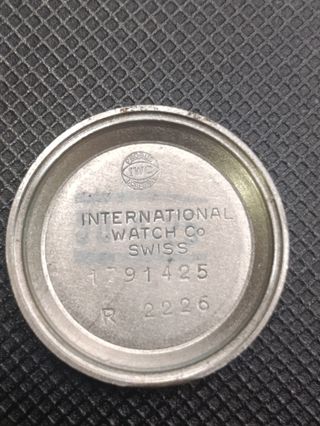 Reloj IWC Automático Plata y Negro