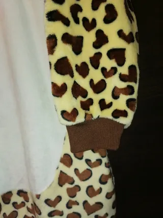 Mono pijama leopardo suave T. S/M