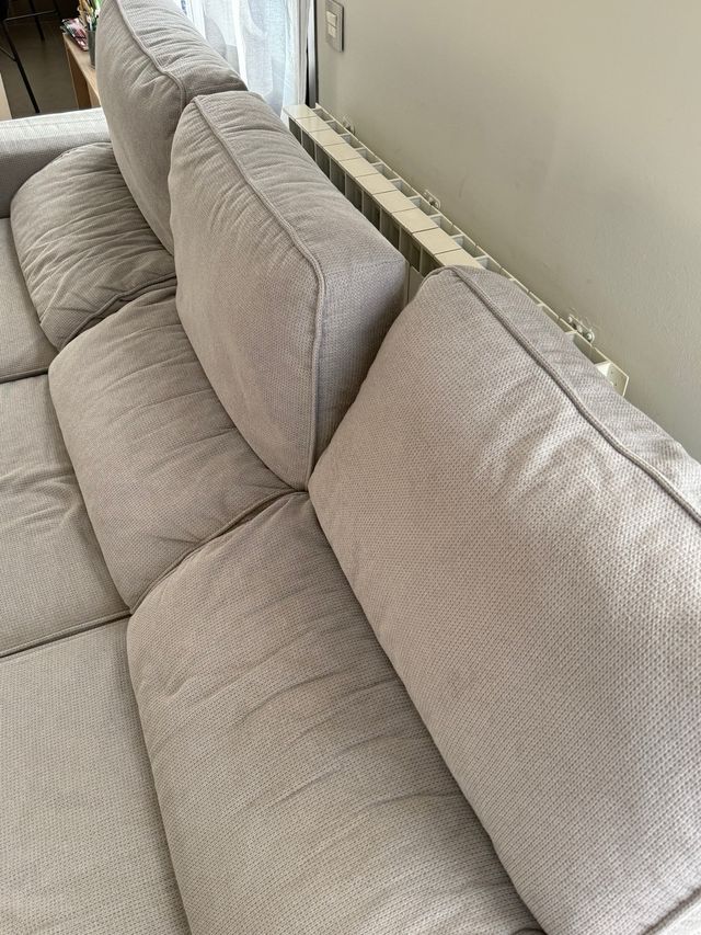 Sofá modular chaise longue gris
