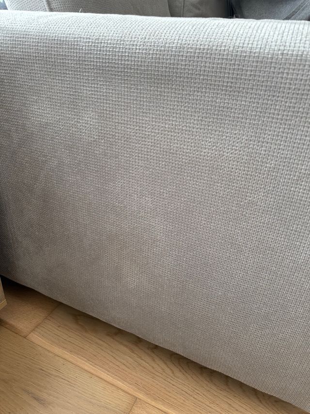 Sofá modular chaise longue gris